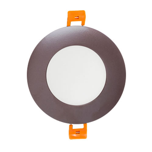 Westgate RSL4-MCT5-ORB 9W LED 4" Slim Round Canless Light Oil Rubbed Bronze Finish 27K/30K/35K/40K/50K 120V