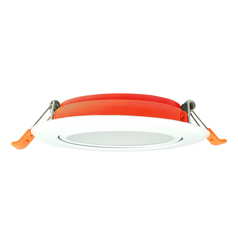 Westgate RSL4-ADJ-MCT5-FR 9W LED 4" Slim Round Canless Light White Finish Fire-Rated 27K/30K/35K/40K/50K 120V