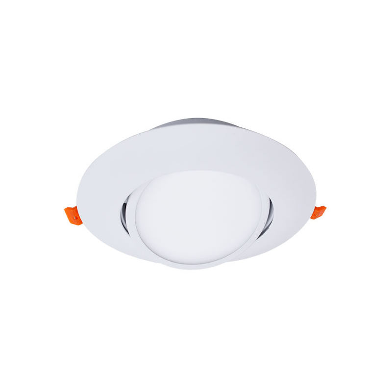 Westgate RSL6-ADJ-G2-MCT5 12W LED 6" Slim Round Canless Light White Finish Adjustable Angle 27K/30K/35K/40K/50K 120V
