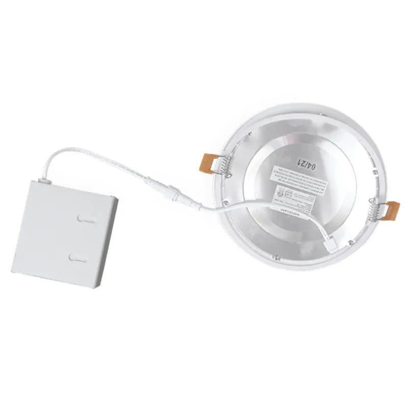 Westgate RSL6-D2W 12W LED 6" Slim Canless Light White Finish Dim-To-Warm 2200K-4000K 120V