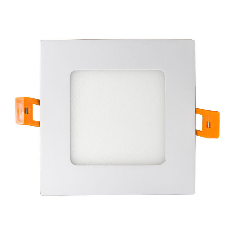 Westgate SSLRB4-MCT5 9W LED 4" Slim Square Round-Back Canless Light White Finish 27K/30K/35K/40K/50K 120V