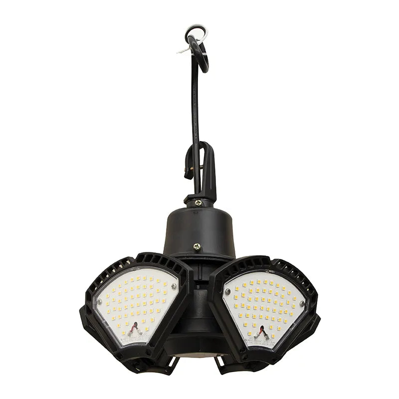 Westgate UHL-150W-50K 150W LED Adjustable Angle Highbay Lamp/Socket Fixture Black Finish 5000K 120-277V