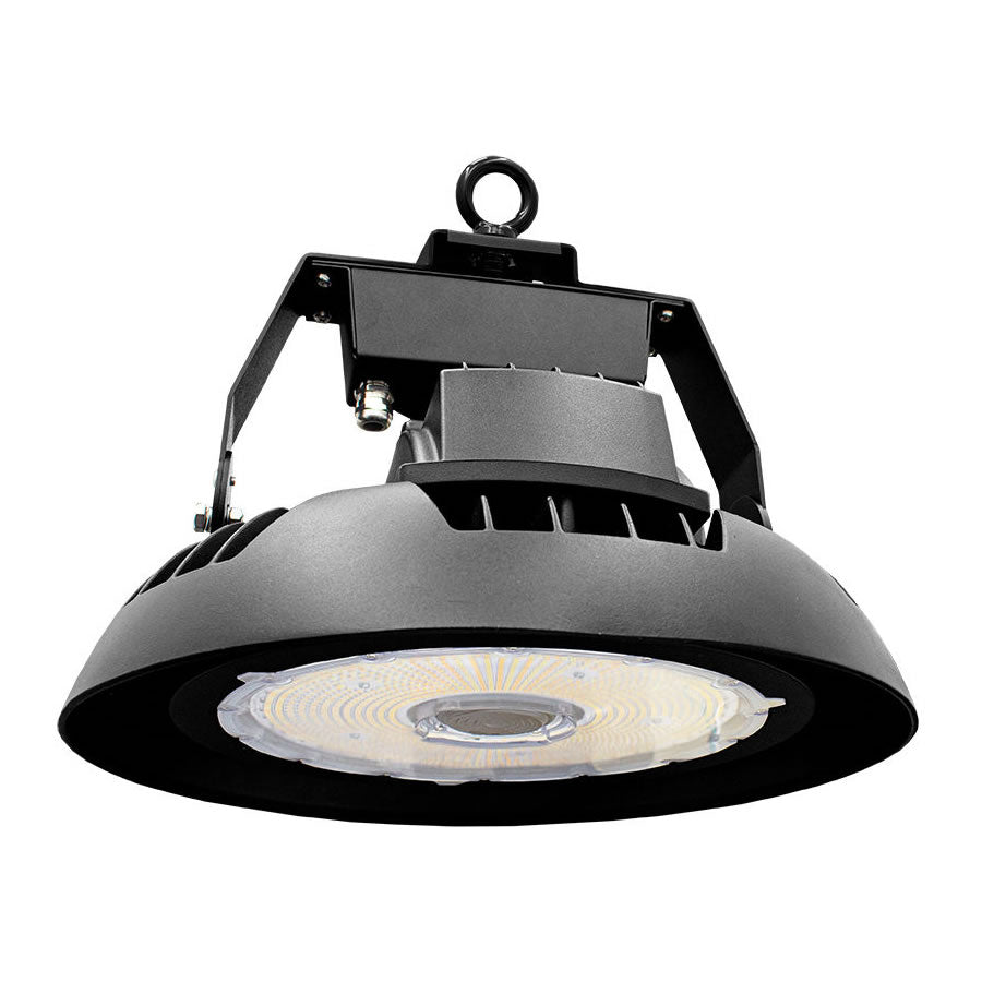 Westgate UHX-230W-MCTP-480V 100W/150W/200W/230W LED UFO Highbay Fixture Black Finish Sensory Ready 30K/40K/50K/57K 480V