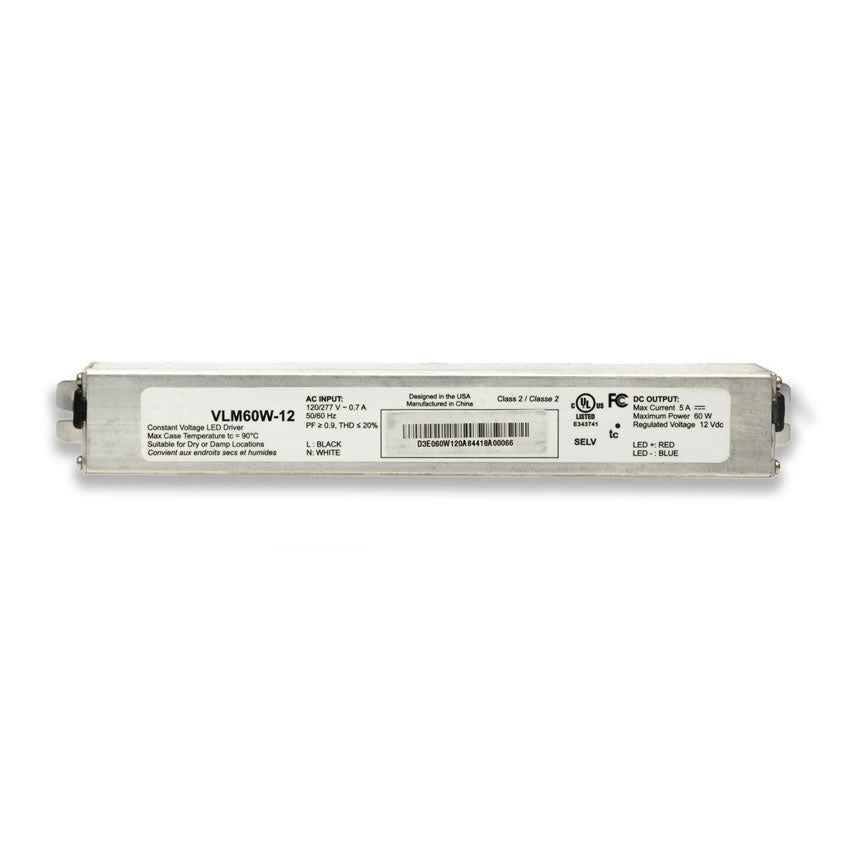 Diode LED VLM60W-12 60 Watt VLM Constant Voltage LED Driver 12V DC