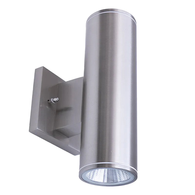 Westgate WMC6-UDL-MCTP-BN-DD-P 2x12W/2x16W/2x20W 6x18" LED Cylinder Up/Down Light Brushed Nickel Finish Photocell 30K/40K/50K 120-277V