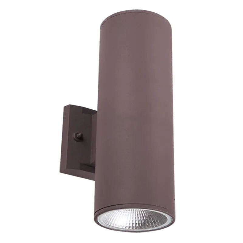 Westgate WMC6-UDL-MCTP-BR-DD-P 2x12W/2x16W/2x20W 6x18" LED Cylinder Up/Down Light Bronze Finish Photocell 30K/40K/50K 120-277V