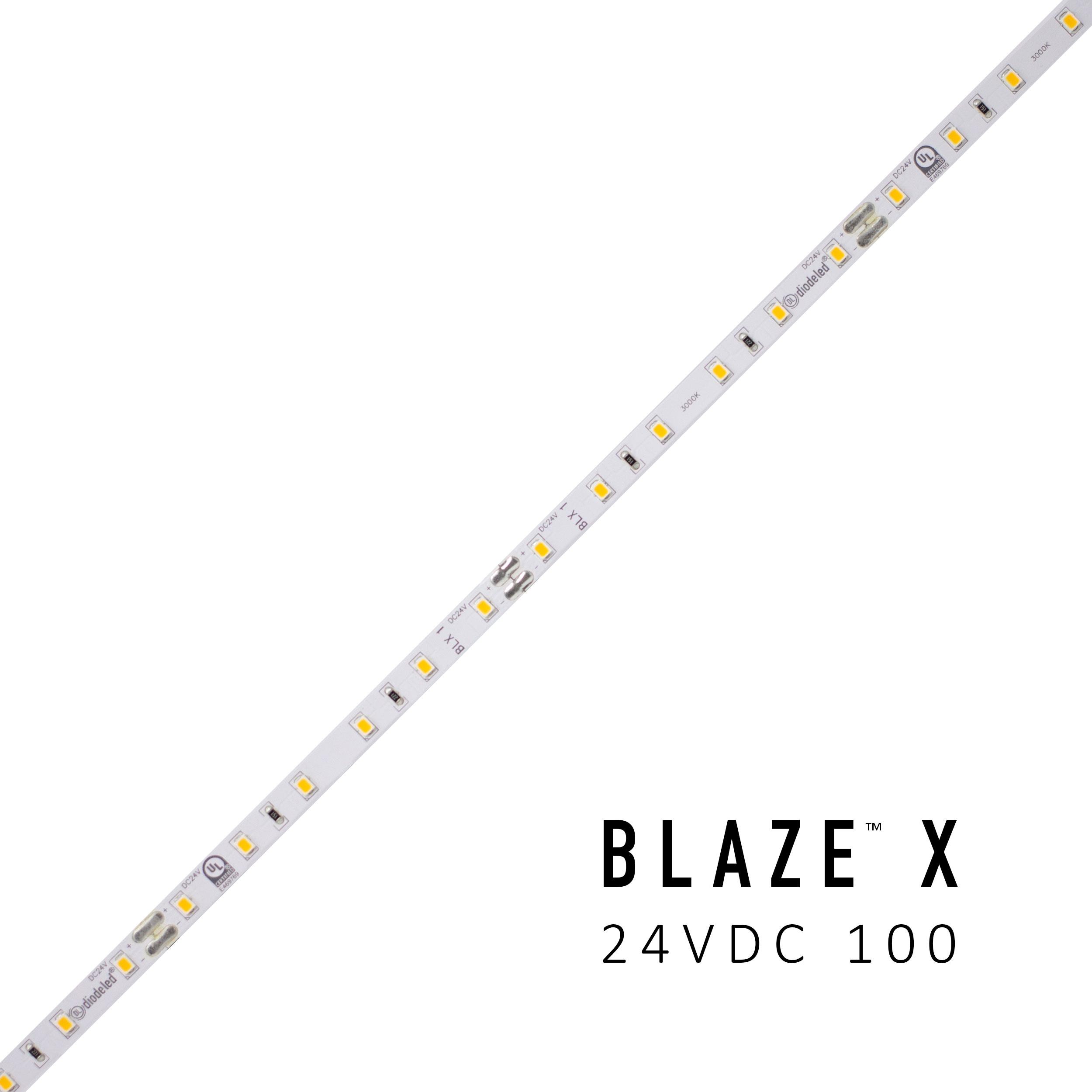 Diode LED DI24VBLX130100 100ft Spool Blaze X 100+ Lumen Per Foot L