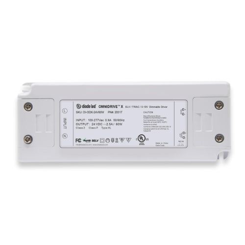 Diode LED DI-ODX-24V60W 60 Watt Omnidrive X Dimmable LED Driver 24V DC