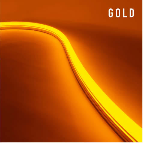 Diode LED DI-24V-TE-NBL2-GL-32 32.8ft Neon Blaze Flexible LED Lighting Gold Color 24V Top Bending