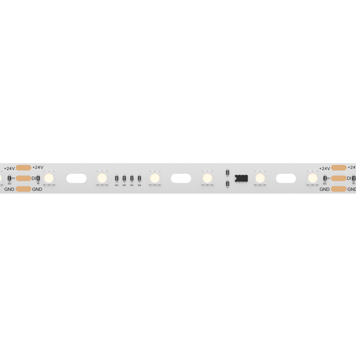 Diode LED DI-24V-SQ2-RGB-PIX-016 16.4ft Spool Squiggly Pixel RGB LED Tape Light 24V
