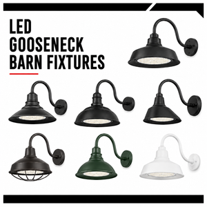 LED Gooseneck Barn Fixtures