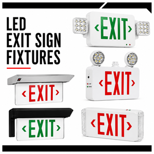 LED Exit Sign Fixtures
