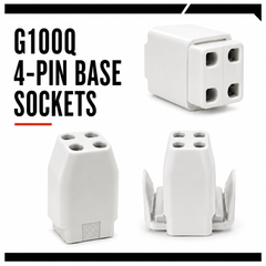 G10q 4-pin Base Sockets