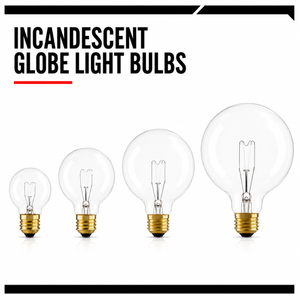 Incandescent Globe Light Bulbs