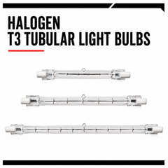 Halogen T3 Tubular Light Bulbs