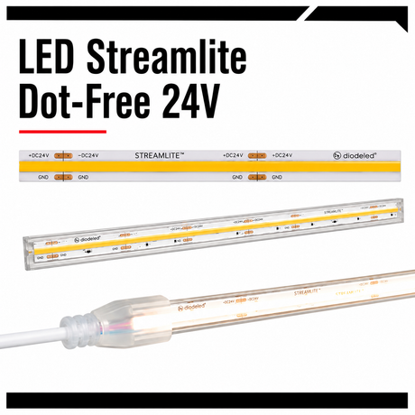 Streamlite Dot-Free 24V LED Tape Light