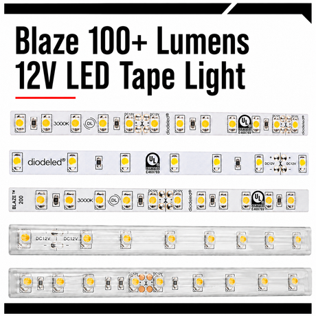 Blaze 100+ Lumens 12V LED Tape Light