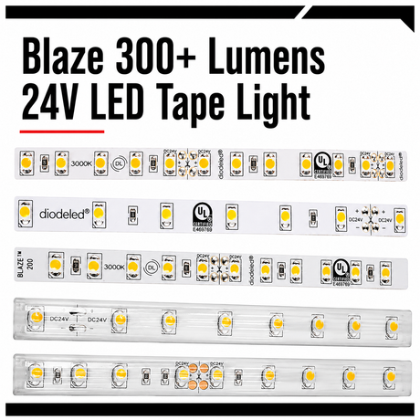 Blaze 300+ Lumens 24V LED Tape Light