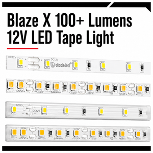 Blaze X 100+ Lumens 12V LED Tape Light