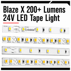 Blaze X 200+ Lumens 24V LED Tape Light