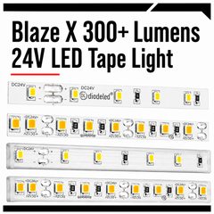 Blaze X 300+ Lumens 24V LED Tape Light