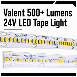 Valent 500+ Lumens 24V LED Tape Light