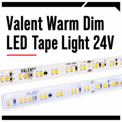 Valent Warm Dim LED Tape Light 24V
