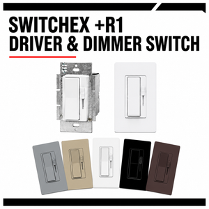 SWITCHEX +R1 Driver & Dimmer Switch