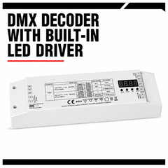DMX Decoder with Built-In LED Driver