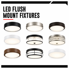 LED Flush Mount Fixtures