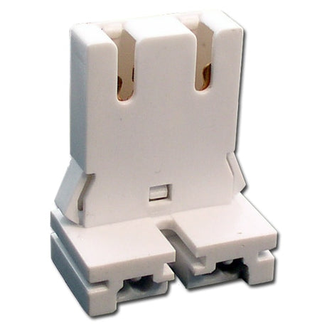 LH0046 Unshunted, straight insertion, slide on or push fit T8/T10/T12 lamp holder/socket