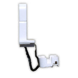 LH0053 Unshunted, fluorescent lamp holder/socket with attached starter base