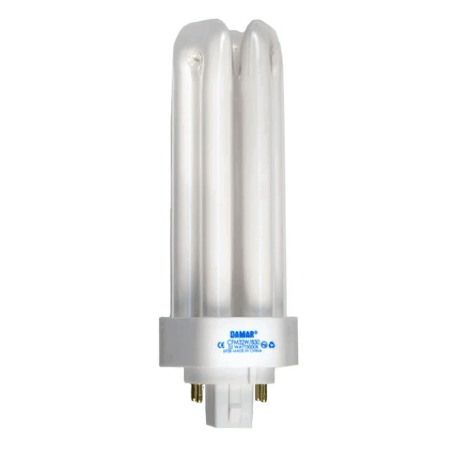 Damar 28870B CFM32W/GX24q-3/850 32W CFL Triple Twin Tube 5000K GX24q-3 4-pin Base