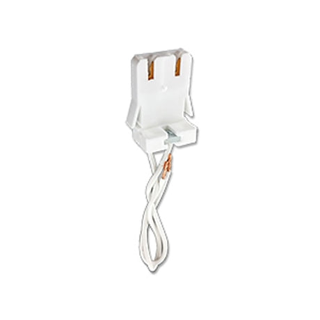 LH0106 Unshunted, straight insertion, water resistant, push fit / screw down lamp holder/socket