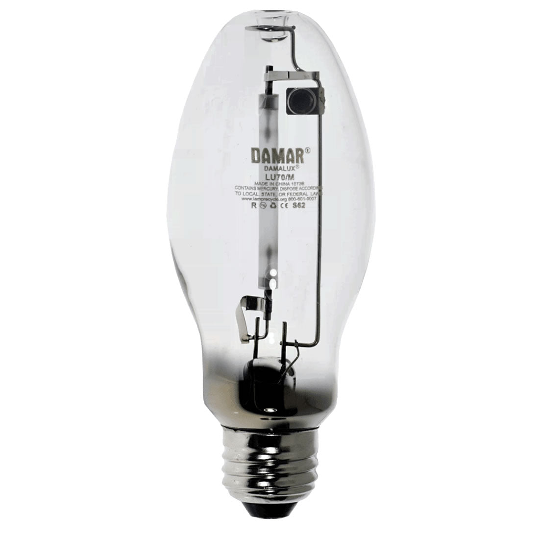 Damar 01073B LU70/M 70W High Pressure Sodium ED17 2000K E26 Base