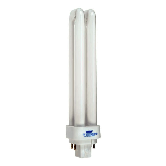 Damar 01459F F26DDTT/DE/827 26W CFL Double Twin Tube 2700K G24q-3 4-pin Base