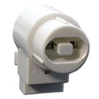 LH0150 Unshunted, push fit, compressible HO/VHO lamp holder/socket with horizontal contacts