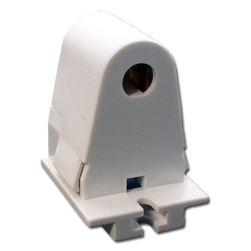 LH0161 Shunted, stationary end, push fit or screw down slimline lamp holder/socket
