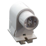 LH0164 Unshunted, push fit, screw down, compressible, lamp holder/socket with vertical contacts HO/VHO