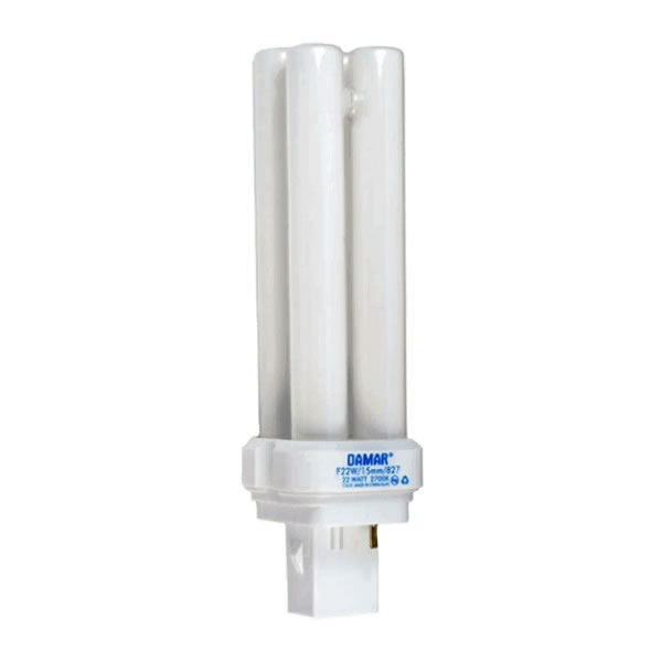 Damar 01761E F22DTT/15MM/827 22W CFL Quad Tube 2700K GX32d-2 2-pin Base