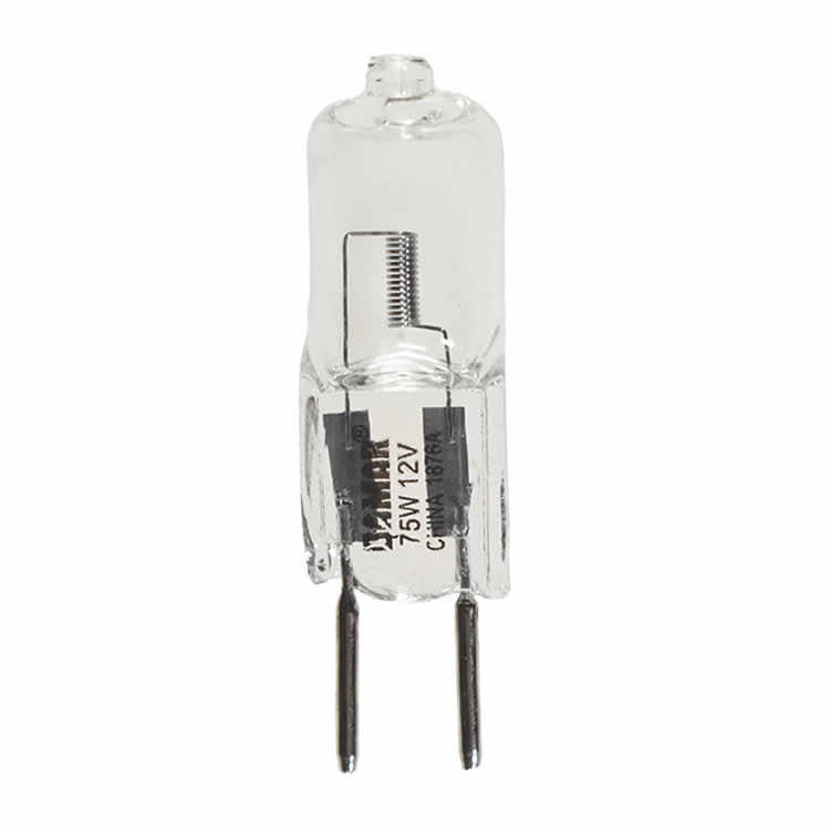 Damar 01876A 75W JC Halogen Bulb GY6.35 Bi-Pin Base 12V