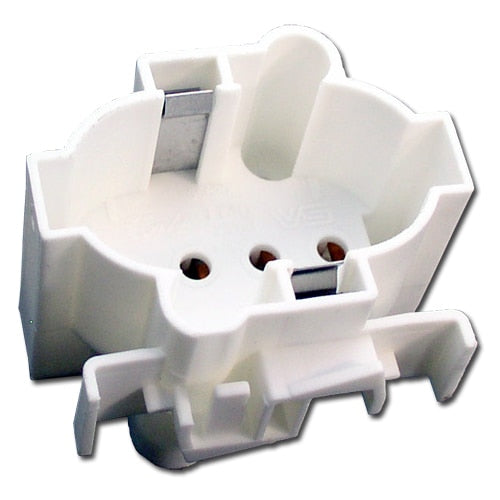 LH0311 13w 2GX7, 4 pin CFL lamp holder/socket with 2 hole snap in horizontal mounting