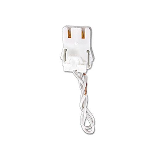 LH0365 Unshunted, T8 only, water resistant, push fit, lamp holder/socket with locking clip