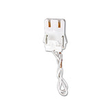 LH0365 Unshunted, T8 only, water resistant, push fit, lamp holder/socket with locking clip