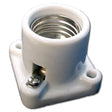 LH0400 E27/E27 med base incandescent lamp holder/socket with two hole mounting and screw terminals