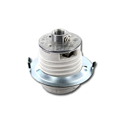 LH0406 E26/E27 medium base incandescent threaded lamp holder/socket, 1/8 IPS cap, and retaining ring