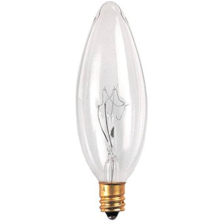 Damar 04471G 40CTC 40W B10 Incandescent Chandelier Bulb 2700K E12 Base