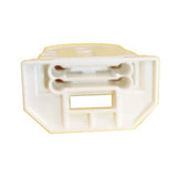 LH0489 Unshunted, rotary locking, medium bipin lamp holder/socket with slide on mounting