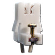 LH0524 Unshunted, T5 lamp holder/socket with push fit or screw down mounting and 12" leads