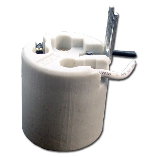 LH0625 E26/E27 medium base lamp holder/socket with bracket mounting and 9" leads